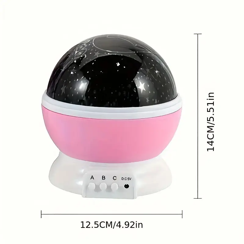 Galaxy Night Light Projector with Music & Rechargeable LED for Kids Room, Bedroom Ceiling & Wall Display