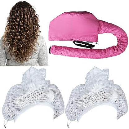 Hands-Free Hair Diffuser Hood for Curls – Even Heat Distribution & Faster Drying for Curly Hair Styling
