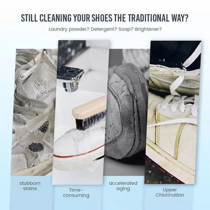 2-Pack Shoe Cleaning Cream – Gentle Stain Remover for Leather, Canvas & Sneakers
