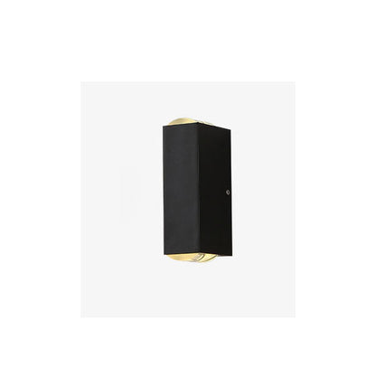 Dual-Beam Aluminum LED Wall Light for Indoor & Outdoor Use – Black Fixture with Warm, Cool, or Neutral Light