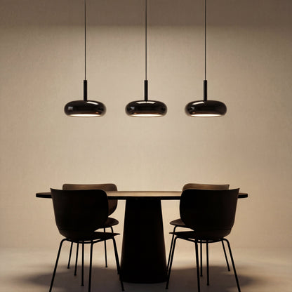 Triple-Light Kitchen Pendant Lamp – Adjustable Modern Fixture with Glass Shades for Island, Dining & Breakfast Nook