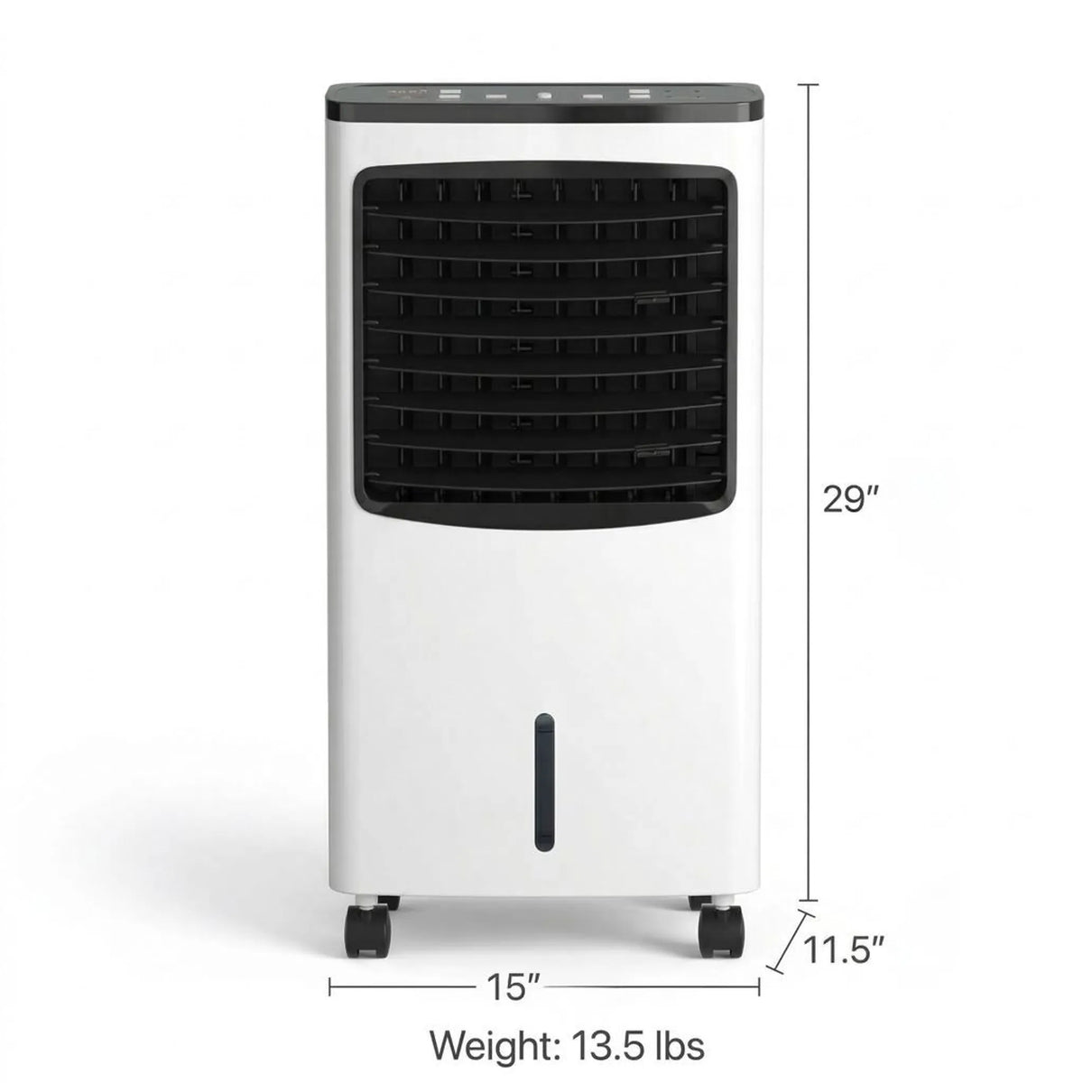 Evaporative Cooler Fan 3-Speed Portable Room Air Cooler with Humidifier Remote Control Timer for Bedroom Office Dorm Home