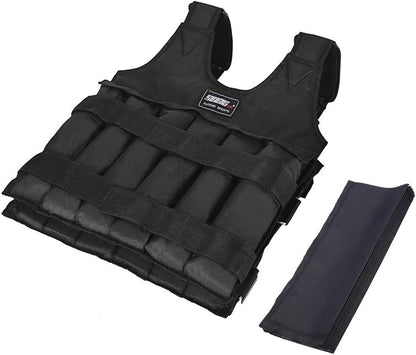 Progressive Resistance Training Vest with Adjustable Load Capacity Up to 65 lb for Running Walking Strength Workouts Cardio HIIT
