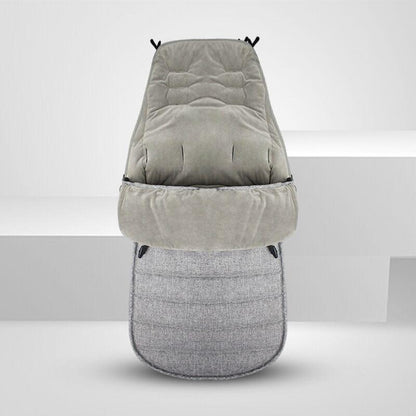 Insulated Stroller Footmuff & Sleep Sack for Infants – Windproof Cotton Bunting Bag with Dual Zippers for Prams, Car Seats & Indoor Use