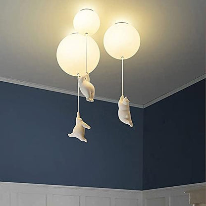 Fun Bear Shaped Ceiling Lamp