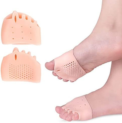 Gel Toe Spacers with Cushion Pads for Bunions & Overlapping Toes – Silicone Foot Support for Pain Relief & Realignment in Shoes or