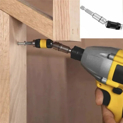 Flexible Drill Extension Attachment for Tight Spaces, Corners & Hard-to-Reach Areas - Adjustable Angle Adapter for Power Drills & Drivers -
