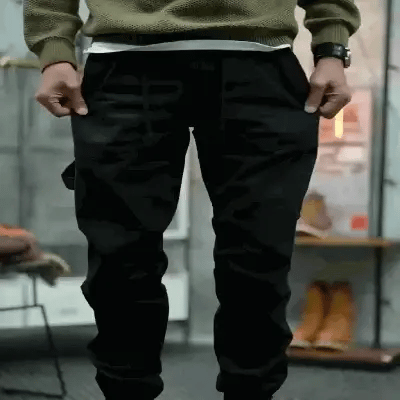 Cargo Pants Multiple Pockets Zipper Cuff