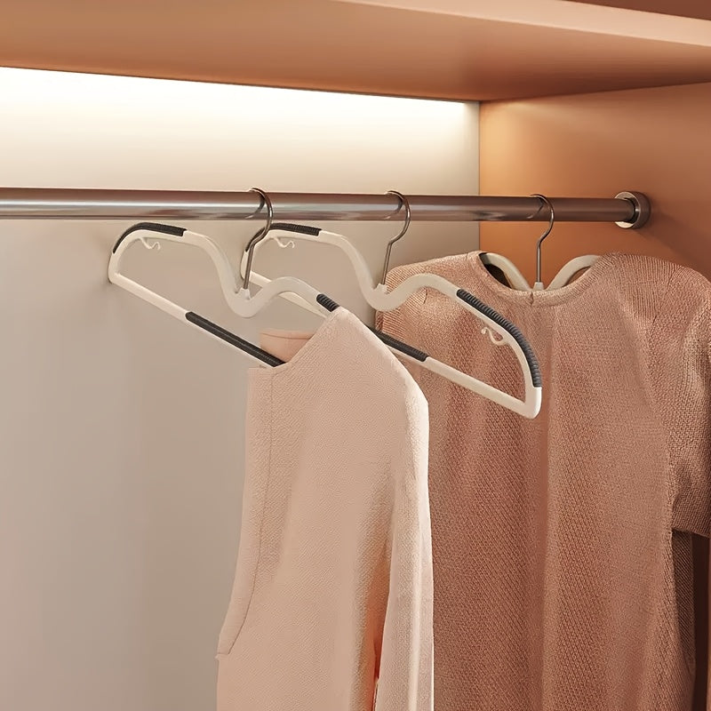 Rotating Non-Slip Compact Hangers for Shirts & Dresses – Space-Saving Closet Solution with Swivel Hook