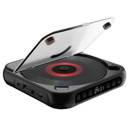 Rechargeable Disc Player with Bluetooth 5.3 Wireless Audio for Home Travel Study Music MP3 CD-R Support 3.5mm Headphone Jack USB-C Charging