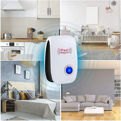 Ultrasonic Pest Repeller Plugin Device for Mice Rats Insects Rodents Indoor Outdoor Safe for Kids Pets Chemical-Free Home Protection