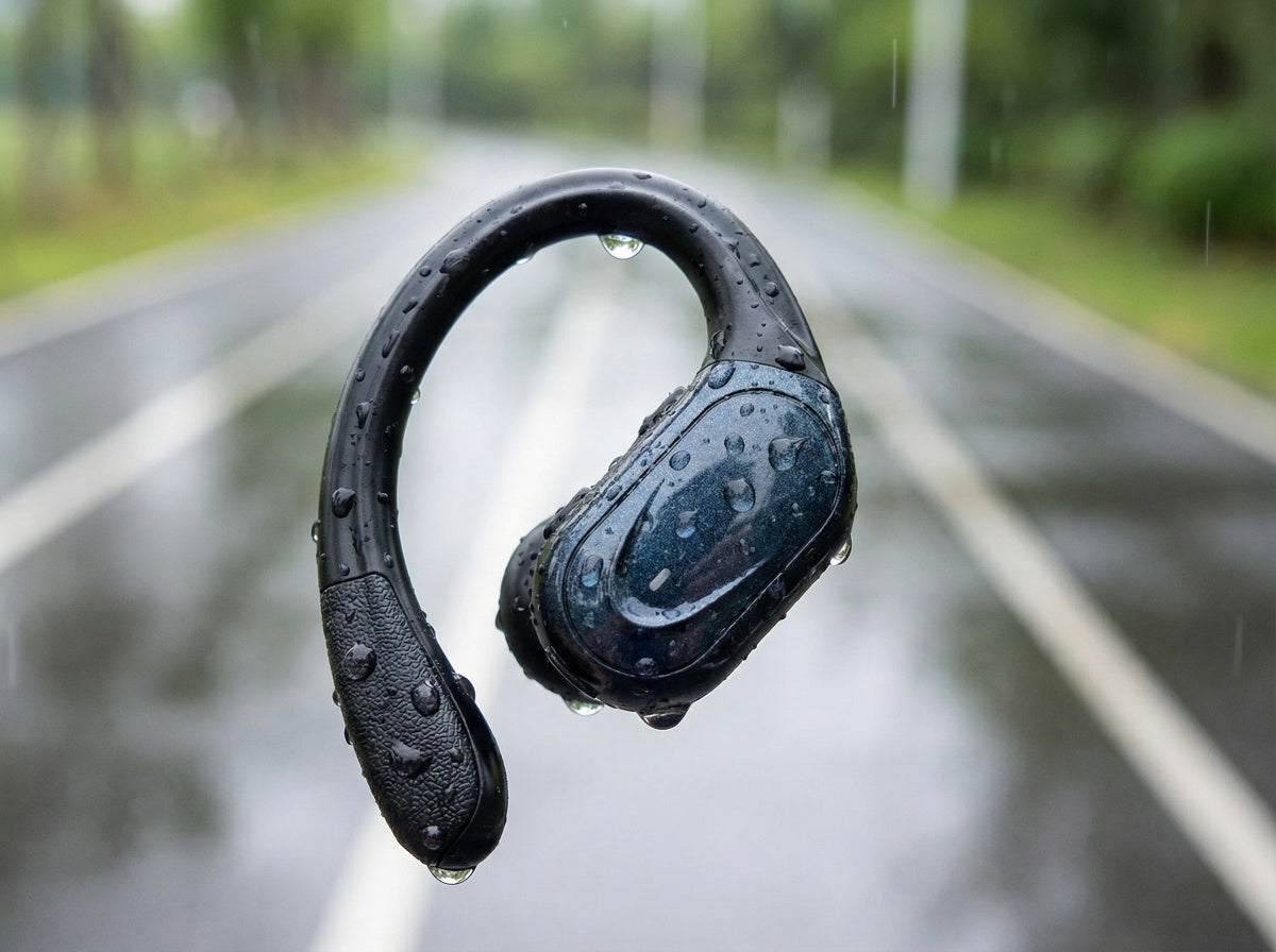 FitSyncbud | Gym Earbuds with Secure-Fit Design & 80-Hour Battery Life | Waterproof Audio for Intense Workouts