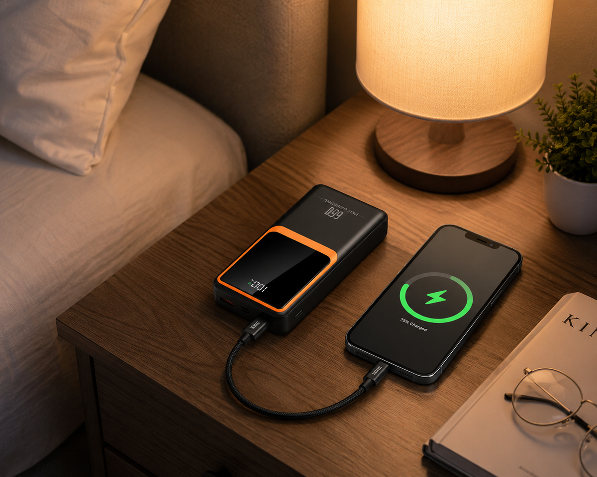 Portable Charger Power Bank 66W Fast Charging with LCD Display – Best Portable Charger High Capacity Portable Power Bank for iPhone, Samsung & Android