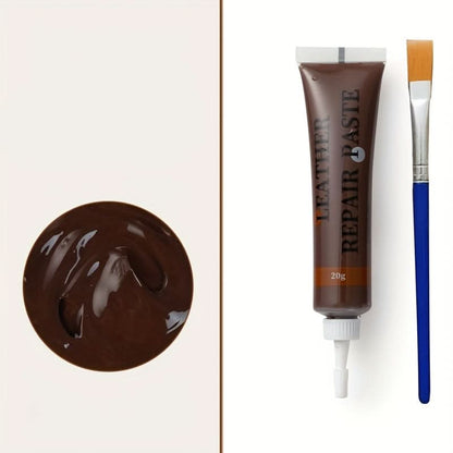 Leather & Vinyl Repair Kit for Couches, Car Interiors & Upholstery – 12 Color Options for Furniture Touch-Ups