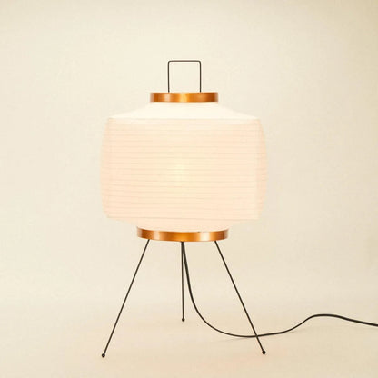 Geometric Paper Lantern Stand Lamp White 24 inch Tall Zen Décor Soft Glow Minimal Japanese Ambient Light Reading Nook Bedroom Living Space