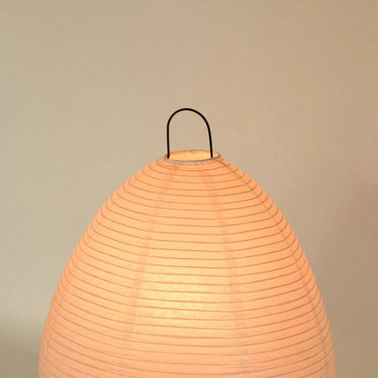 Paper Shade Accent Lamp 11 Inch Wide Metal Frame Bedside Nightstand Light for Bedroom Living Room Asian Inspired Home Decor