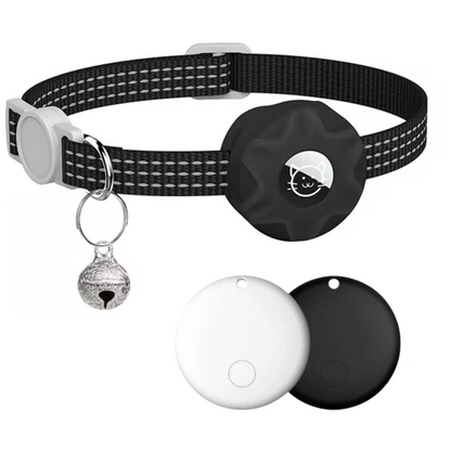 Pet Location Tracker with Reflective Collar for Dogs & Cats – Android Network Locator, Lightweight Waterproof Design, 8-10 Month Battery Lif