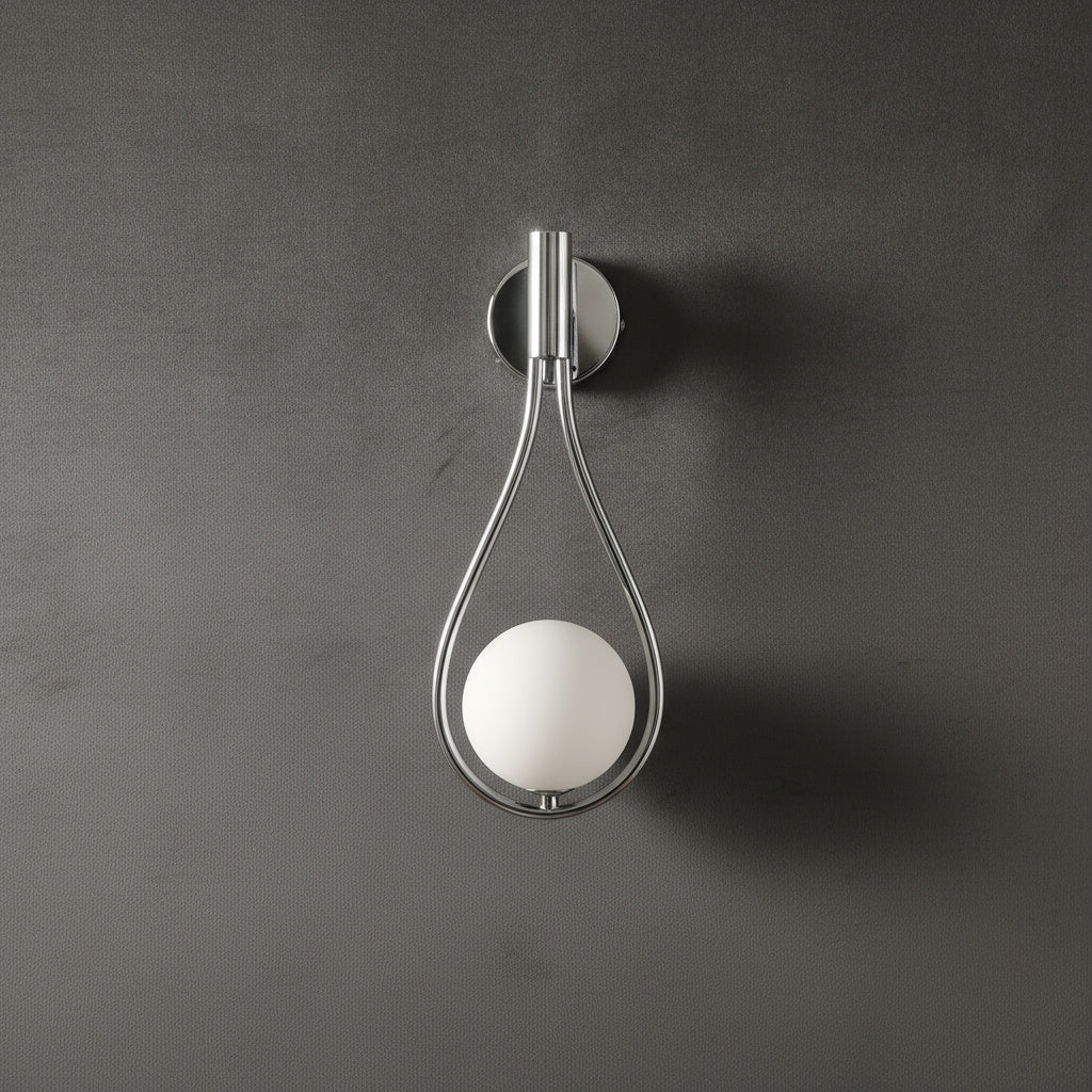 Metal Wall Sconce Minimalist Lamp Gold Black Silver Finish Hardwired Fixture Bedroom Hallway Living Room Dining Room Sconce