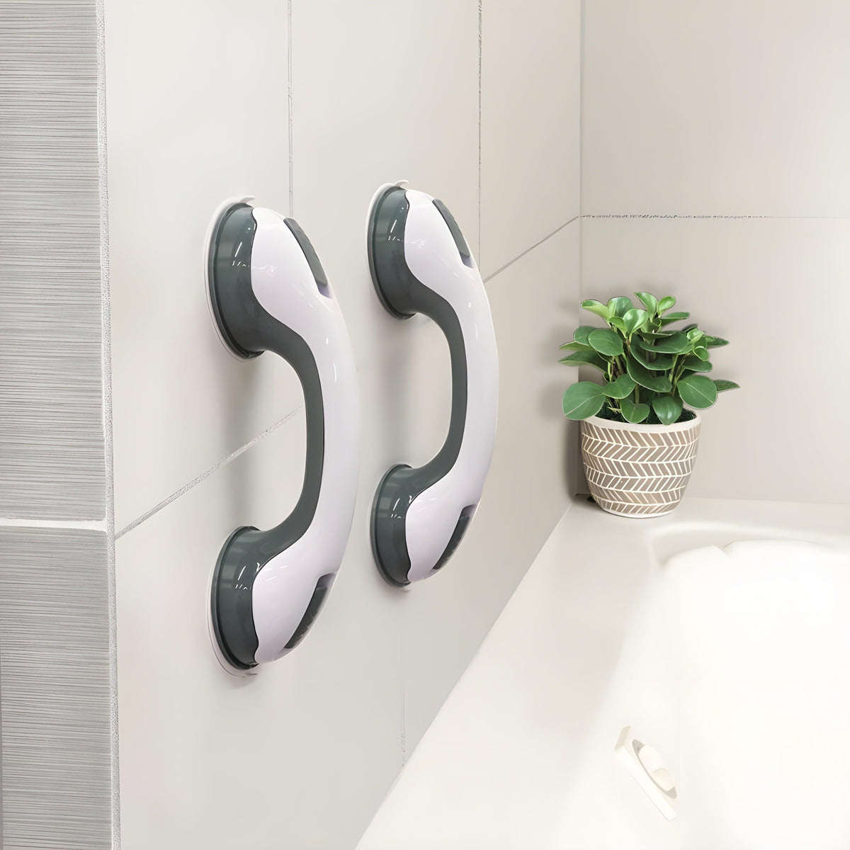 Elysium Shower Handle - Suction Cup, Ergonomic Design