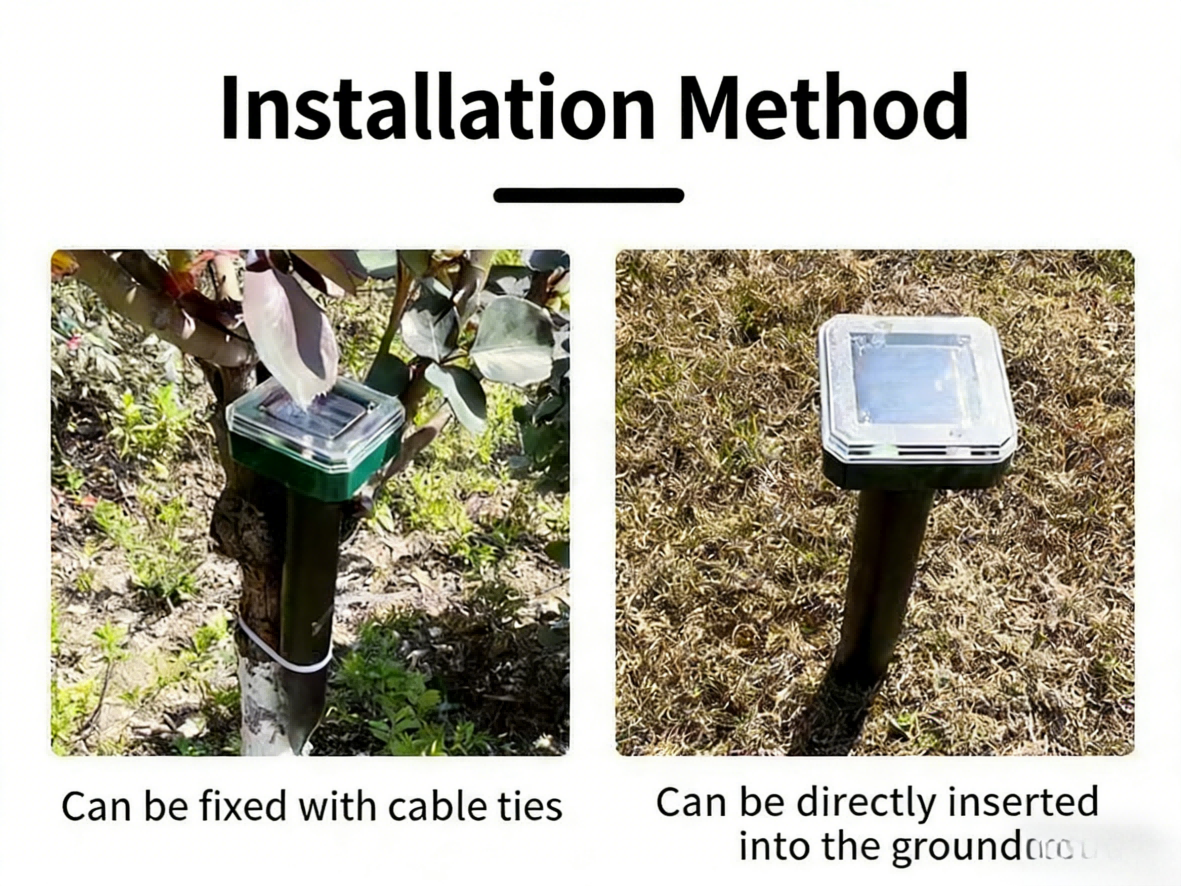 EcoGuard | Solar Ultrasonic Rodent Repellent with Variable Frequency Technology | Effective Pest Control for Outdoor Spaces
