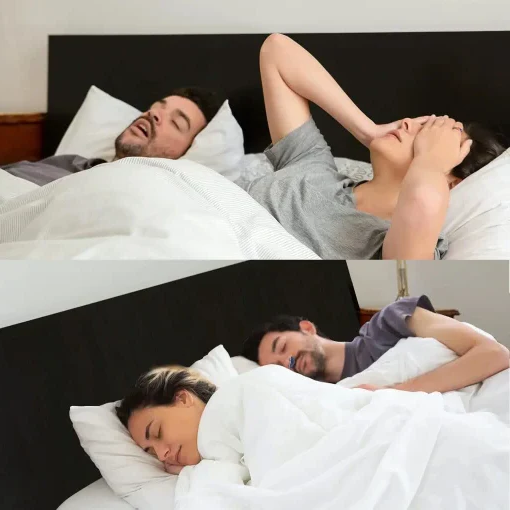 Rechargeable Micro-Fan Sleep Aid Device for Nasal Air Circulation – Cordless, Pocket-Sized Design for Travel, Camping & Hotels