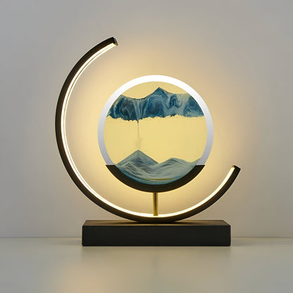 Warm Desert Table Lamp with Remote and Adjustable Brightness