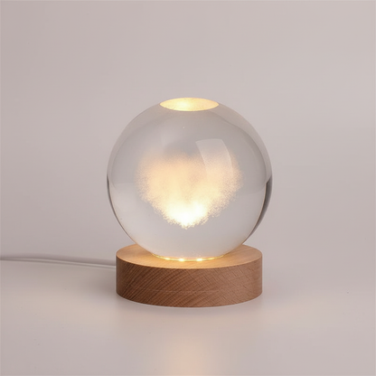 3D Engraved LED Lamp - Night Light with Warm White Glow - Home Decor