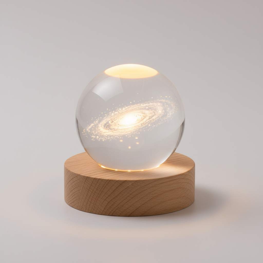 3D Engraved LED Lamp - Night Light with Warm White Glow - Home Decor