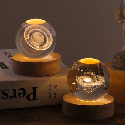 3D Engraved LED Lamp - Night Light with Warm White Glow - Home Decor