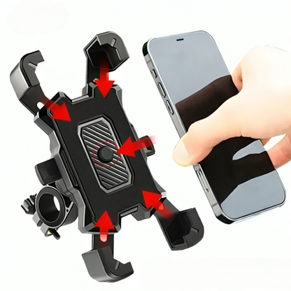 Rotating Phone Mount for Bike Handlebar – 360° Adjustable Smartphone Holder for Bicycle, Motorcycle & E-Bike – Universal Fit for iPhone