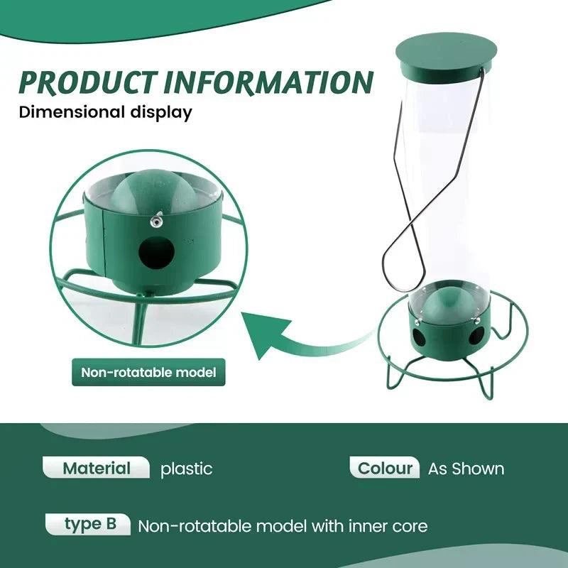 Durable Outdoor Seed Dispenser – Squirrel-Resistant Bird Feeder