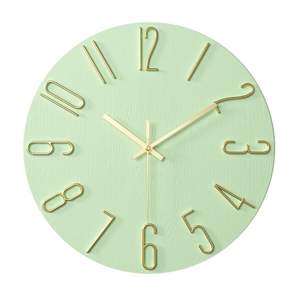 12-Inch Silent Quartz Timepiece for Bedroom & Office – Lightweight Plastic Frame, Battery Operated, Easy Read Display