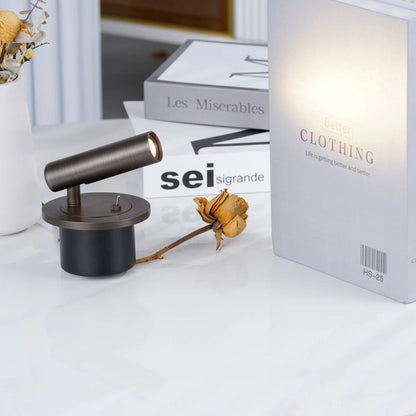 Adjustable LED Reading Sconce Black Metal 12 Inch Swing Arm for Bedroom Nightstand Task Light Directional Modern Wall Mount