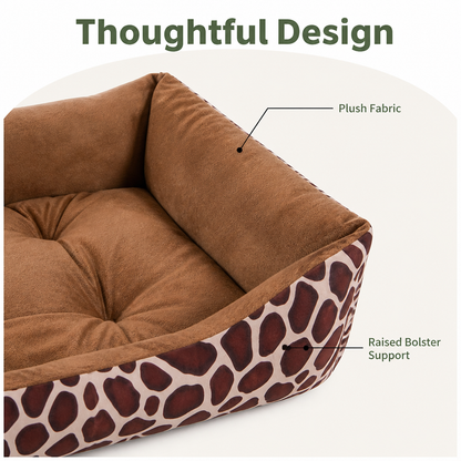 Ortekor Plush Polyester Dog Bed (Multiple Sizes)