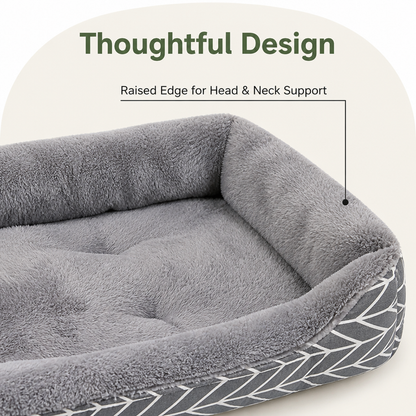 Ortekor Plush Polyester Winter Warm Dog Bed (Multiple Sizes)
