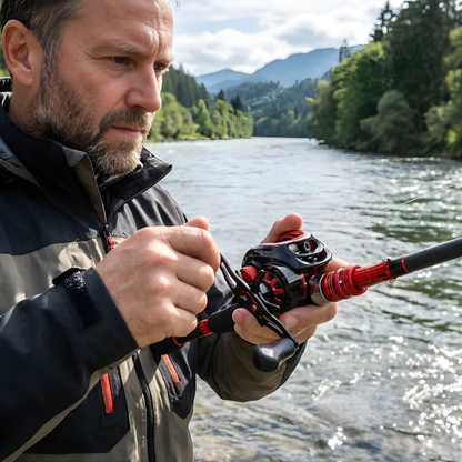 Fishing Rod and Reel Combo, Ultralight Carbon Rod with Spinning Reel, Fishing Pole for Freshwater and Saltwater