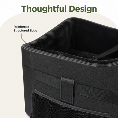 Ortekor Padded Elevated Dog Car Booster (Removable Washable Cover)