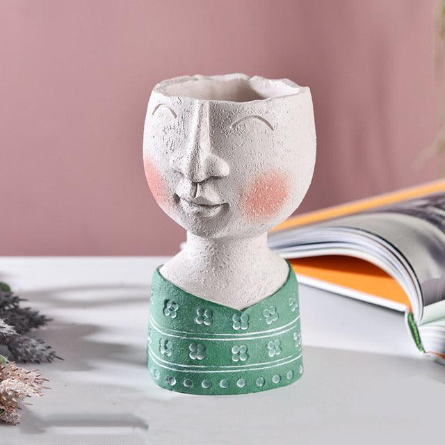 Persona Caricature Sculpture Pot