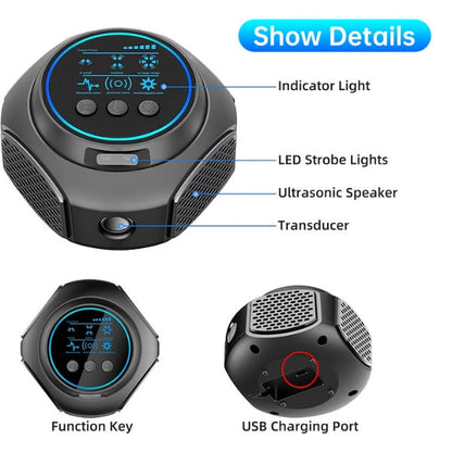 Plug-In Ultrasonic Rodent Deterrent for Indoor and Outdoor Use