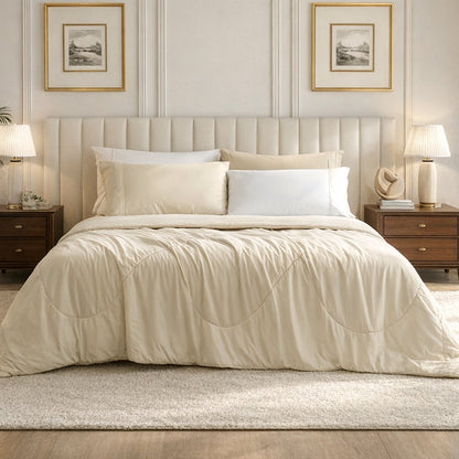 Cloud-Like Comforter | Advanced Japanese Cooling Fabric with Q-Max 0.46 Rating | Lightweight and Breathable for Hot Sleepers