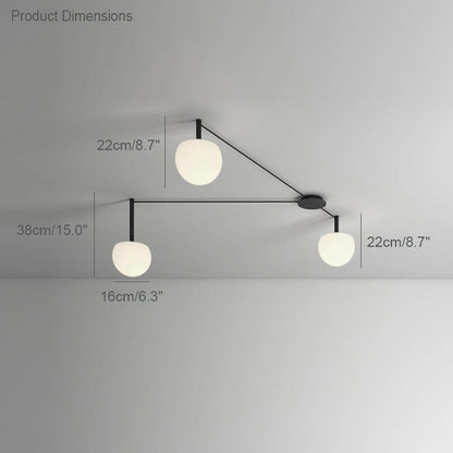 Globe Pendant Light Adjustable Height Frosted White Glass Orb for Kitchen Dining Living Space Modern Hanging Fixture 10 Inch