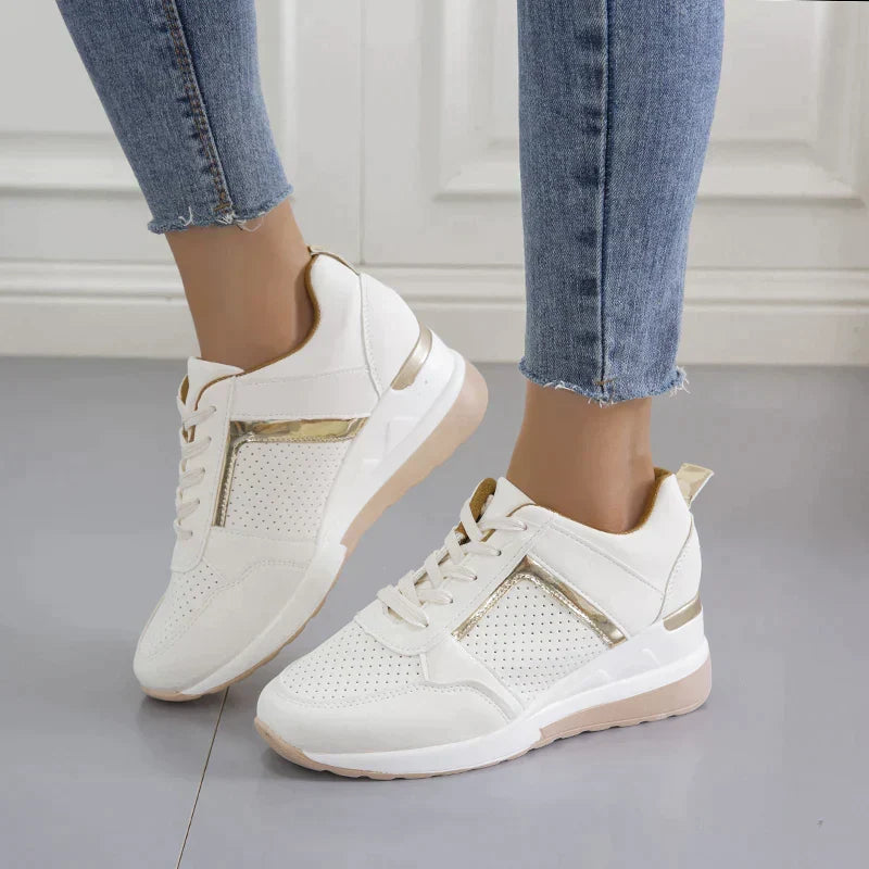 Women's Lightweight Athletic Sneakers – Breathable Mesh, Cushioned Insole, Anti-Slip Sole, Reinforced Heel Support – US Sizes 6–10.5