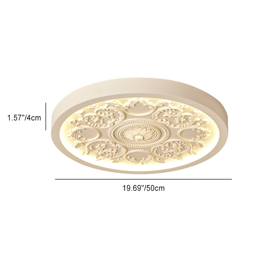 LED Ceiling Light Flush Mount with Remote Control Dimmable for Bedroom Living Room Low Profile