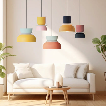 Multi-Layer Acrylic Ceiling Fixture E27 Socket 11.4 Inch Diameter Nordic Style Over Island Counter Breakfast Nook Entryway Suspended Lamp fo
