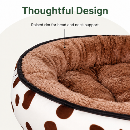 Ortekor Cozy Plush Polyester & Detachable Cover Pet Bed