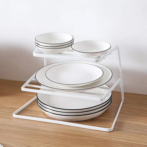Tresco Dish Rack - Stainless Steel, 2-Tier Space Saver