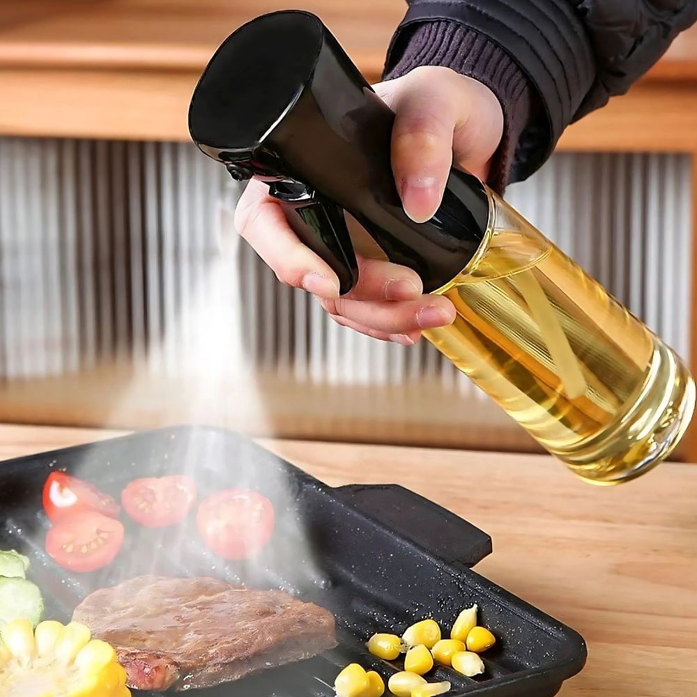 Sable Mist Oil Spray Bottle - Glass, Precision Mist for Cooking and Air Fryers