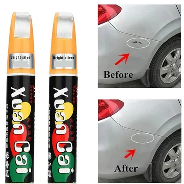 Car Scratch Repair Pen Kit - Touch-Up Paint Marker for Auto Body Chips & Scuffs - Waterproof Quick-Dry Formula in 7 Colors for Sedan SUV Tru
