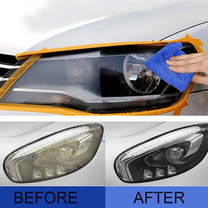Headlight Restoration Kit – Removes Cloudiness & Yellowing for Crystal-Clear Lens Clarity on All Vehicles