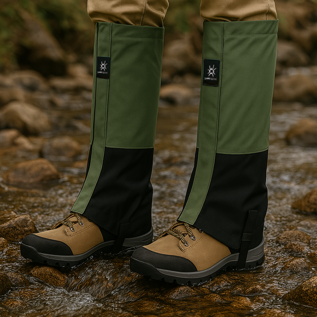 Waterproof Leg Gaiters for Winter Hiking & Snowshoeing – Insulated Snow Guards